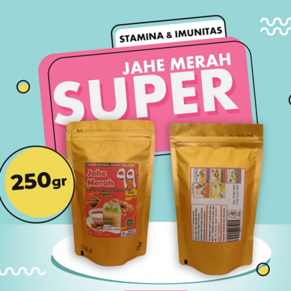 Jahe Merah Super Bubuk 250gr